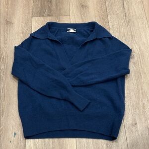 J. Crew Women's V-Neck Sweater in Navy